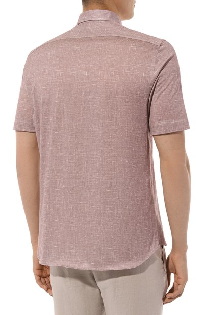 Хлопковая рубашка ZILLI, арт. MFZ-84030-G13710/0001, фото 4