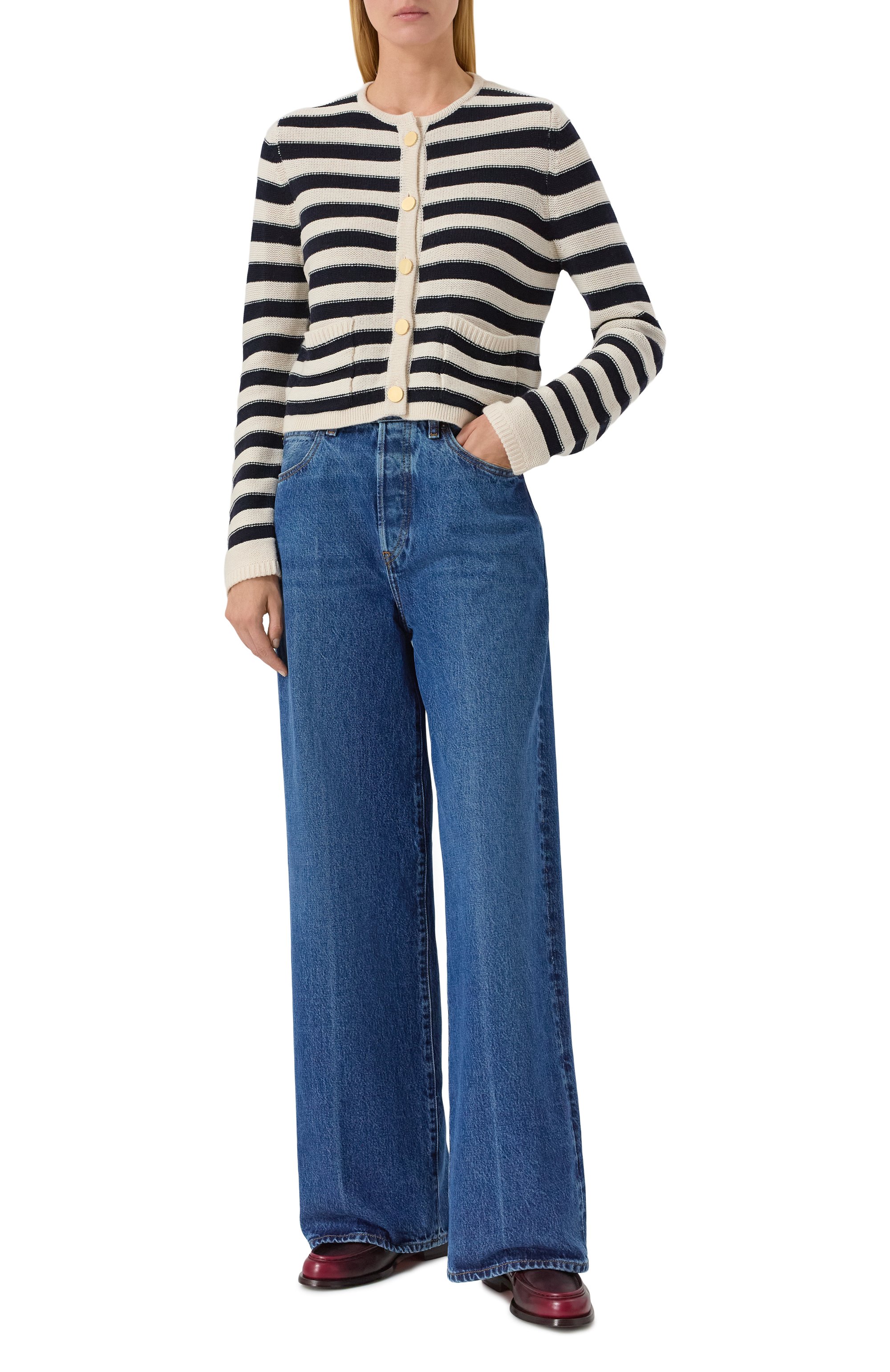 Кардиган из шерсти и кашемира ALLUDE, арт. 255/17020, фото 2