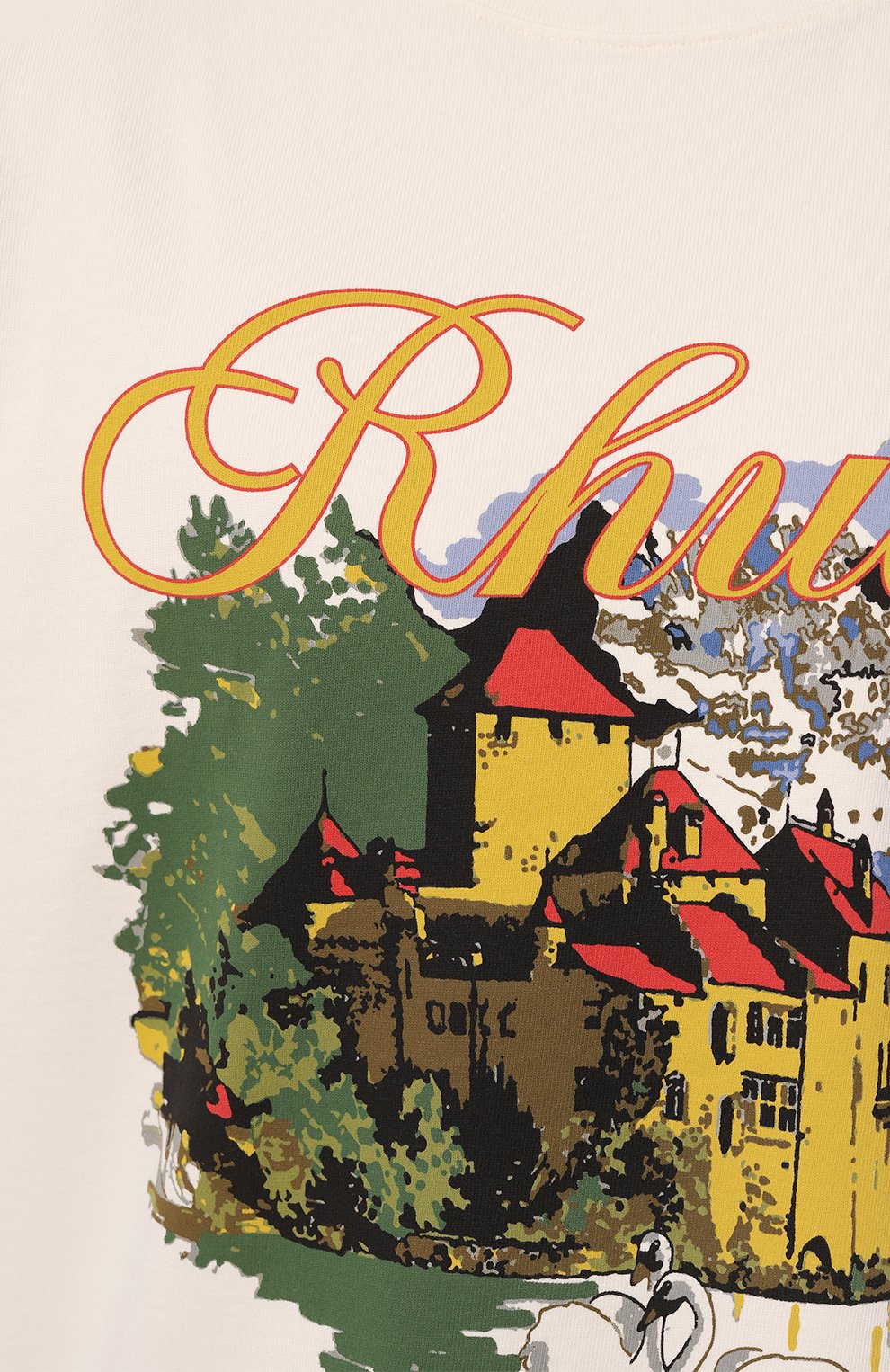 Хлопковая футболка RHUDE, арт. RHPF24TT06012, фото 5