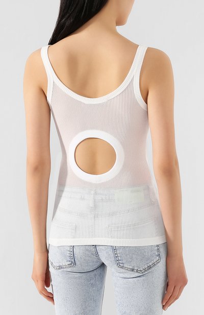 Майка из вискозы OFF-WHITE, арт. 0WAD106S20FAB0010110, фото 4