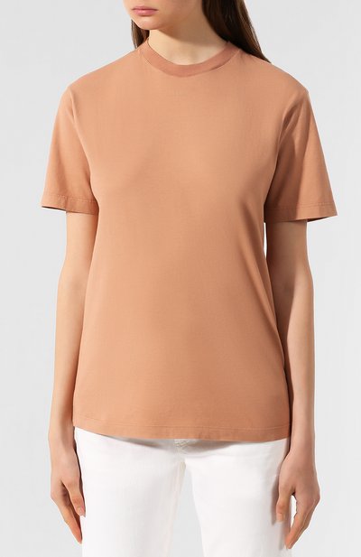 Хлопковая футболка OFF-WHITE розового цвета по цене 19950 руб., арт. 0WAA049E19F290960303, фото 3 Хлопковая футболка OFF-WHITE, арт. 0WAA049E19F290960303, фото 3
