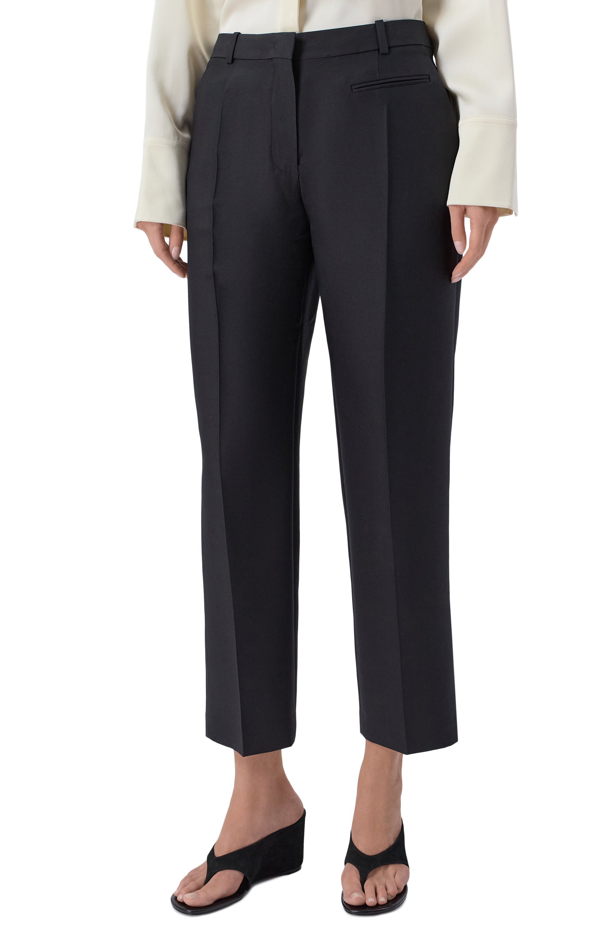 Брюки из шерсти и шелка 12 STOREEZ, арт. 137103, фото 3