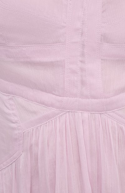 Платье из хлопка и шелка ISABEL MARANT, арт. R01999-21E025I/KATICI, фото 5