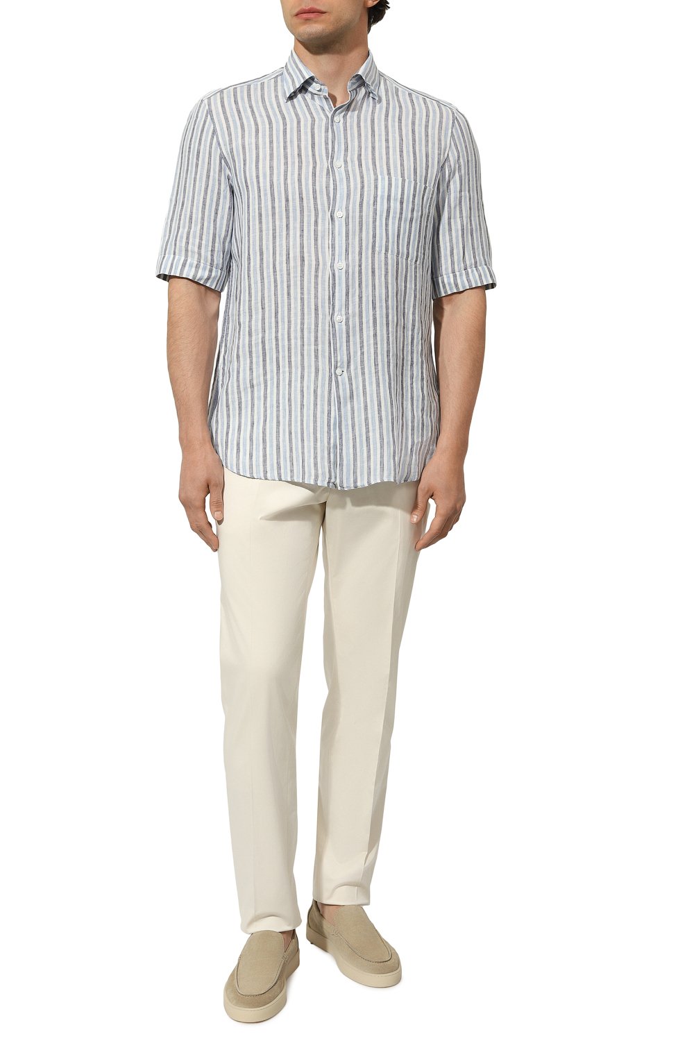 Льняная рубашка STEFANO RICCI, арт. MC007469/LX2715, фото 2