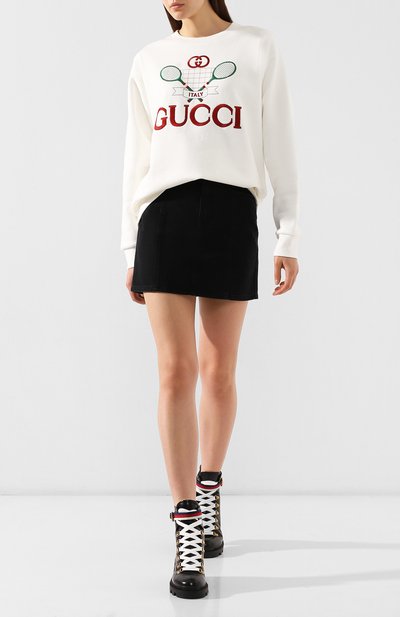 Хлопковый свитшот GUCCI, арт. 469250/XJBIY, фото 2