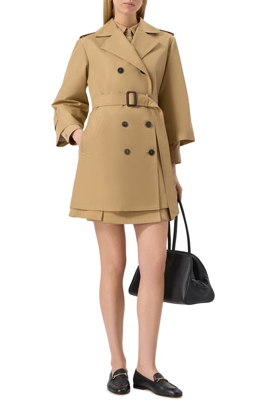 Тренч Weekend Max Mara EL0DIA Бежевый  EL0DIA Фото 2