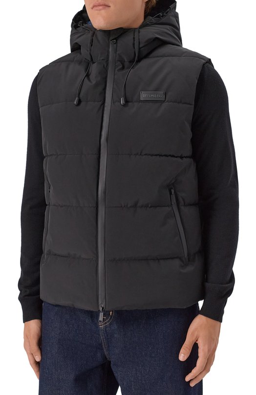 Утепленный жилет Dirk Bikkembergs BMG0990 Чёрный  BMG0990 Фото 3