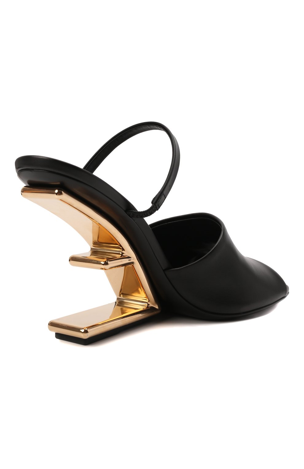 Кожаные мюли FENDI, арт. 8R8212 NA7, фото 5