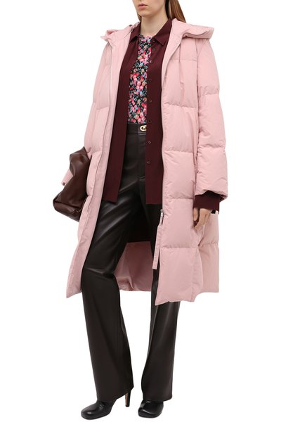 Пуховик JIL SANDER розового цвета по цене 216000 руб., арт. JPPR441594-WR440900, фото 3 Пуховик JIL SANDER, арт. JPPR441594-WR440900, фото 3