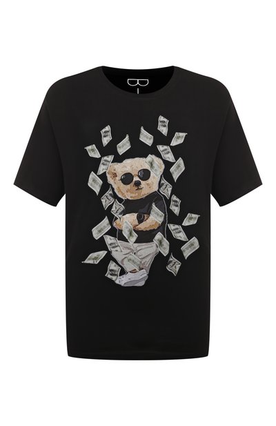 Мужская хлопковая футболка BISIBIGLIO, арт. BLACK RICH TED