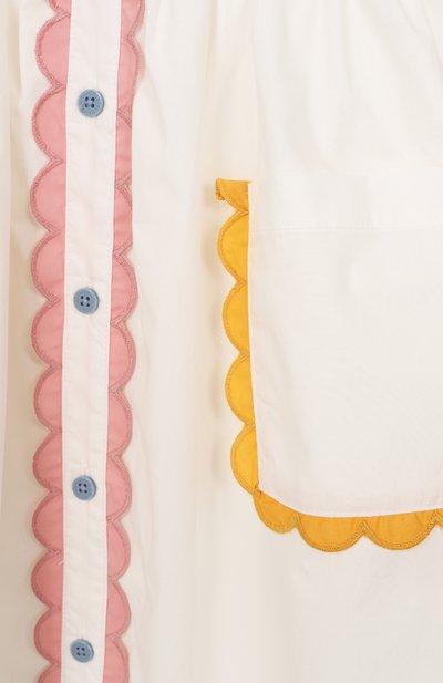 Хлопковый сарафан STELLA MCCARTNEY молочного цвета по цене 15300 руб., арт. TY1B42, фото 3 Хлопковый сарафан STELLA MCCARTNEY, арт. TY1B42, фото 3