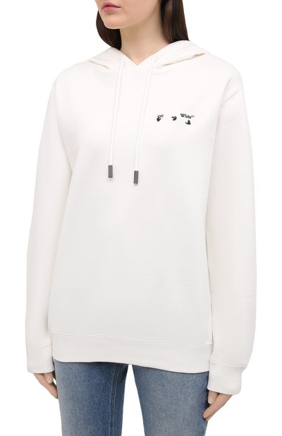 Хлопковое худи OFF-WHITE, арт. 0WBB035R21JER002, фото 3