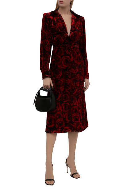 Платье из вискозы и шелка DRIES VAN NOTEN, арт. 212-011040-3007, фото 2