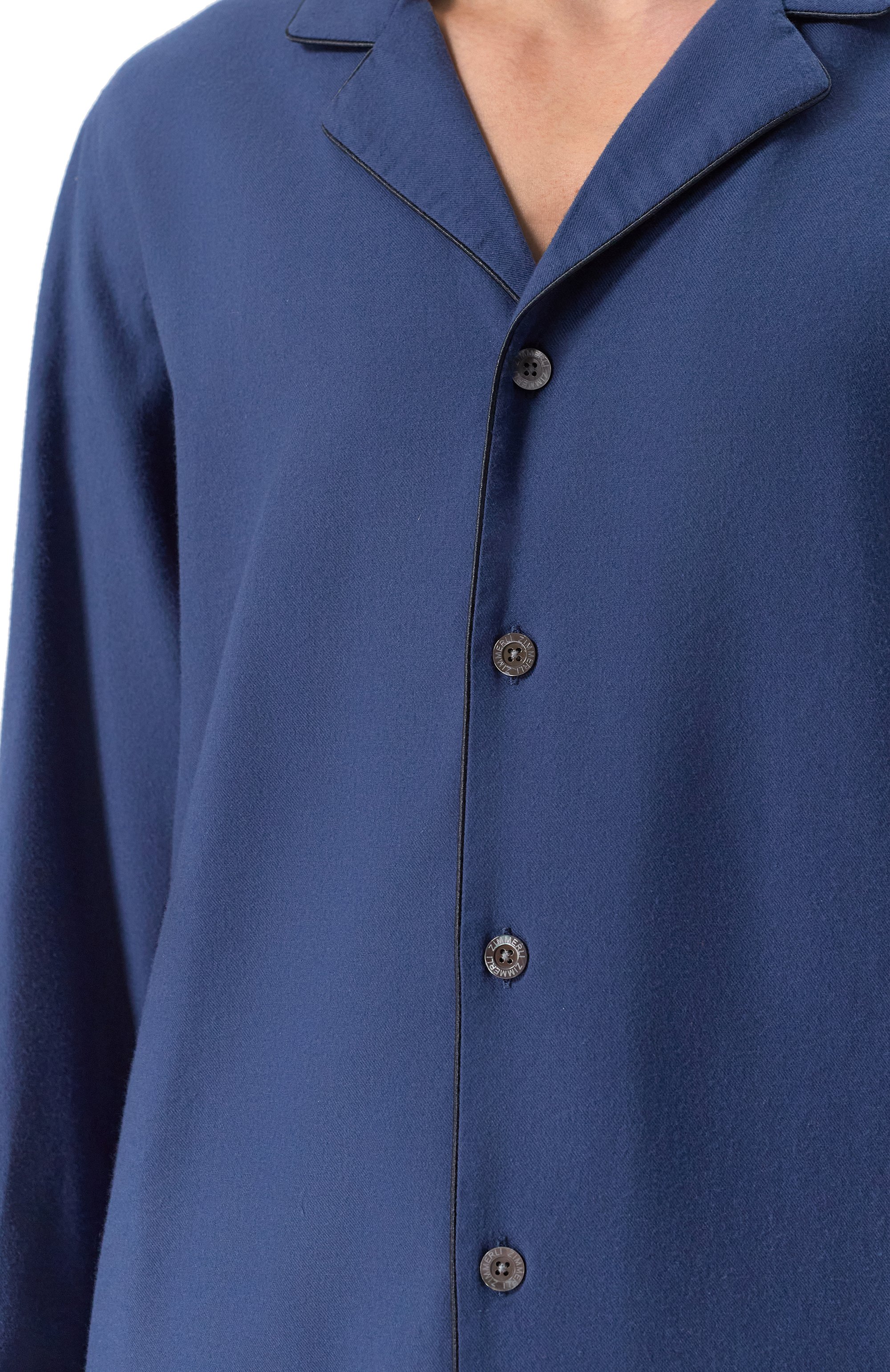 Пижама из хлопка и шерсти ZIMMERLI, арт. 4600-21001, фото 7