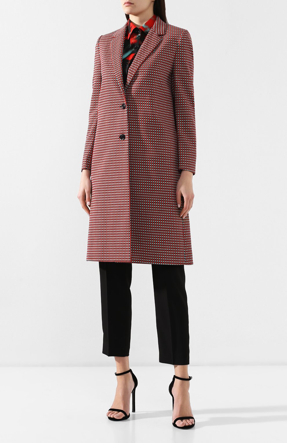 Хлопковое пальто DRIES VAN NOTEN, арт. 191-30222-7037, фото 3