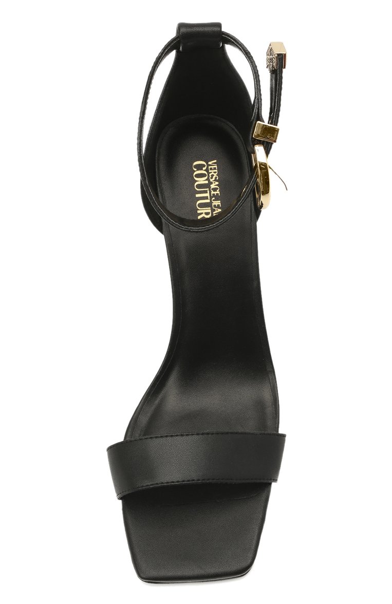 Кожаные босоножки  VERSACE JEANS COUTURE, арт. E0VWAS70-LINEA F0ND0 EMILY DIS. S70/71977, фото 1