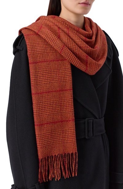 Шарф из шелка и кашемира KITON, арт. D54751K0511F05, фото 2