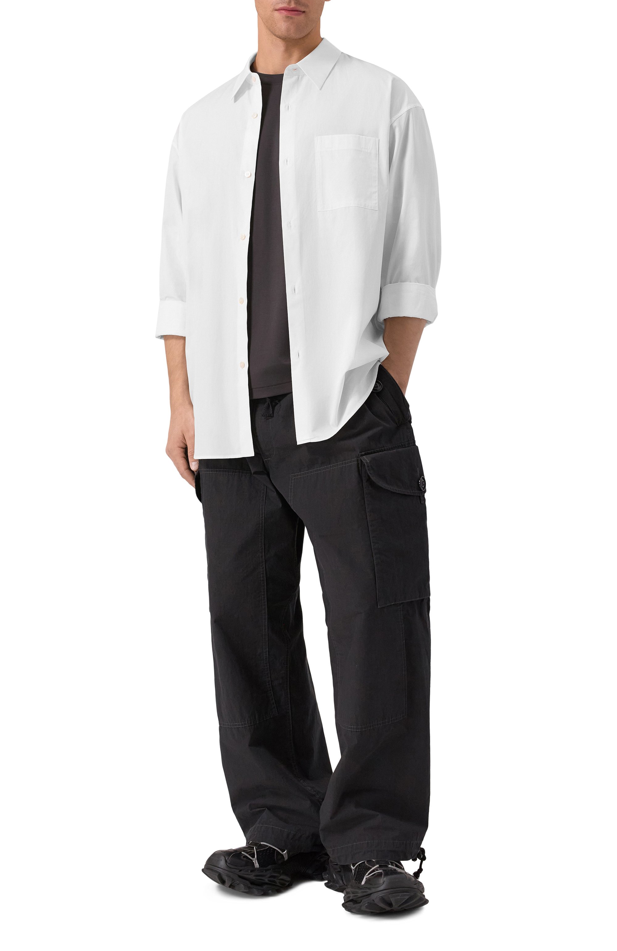 Хлопковая рубашка ATTACHMENT, арт. AS51-030, фото 2