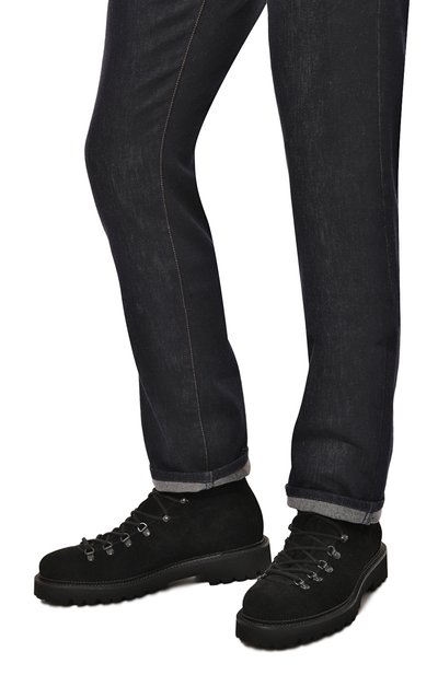 Замшевые ботинки s.moritz MILLE 885, арт. SM0RITZ G0RAIN DEEP NAVY/FUR, фото 3