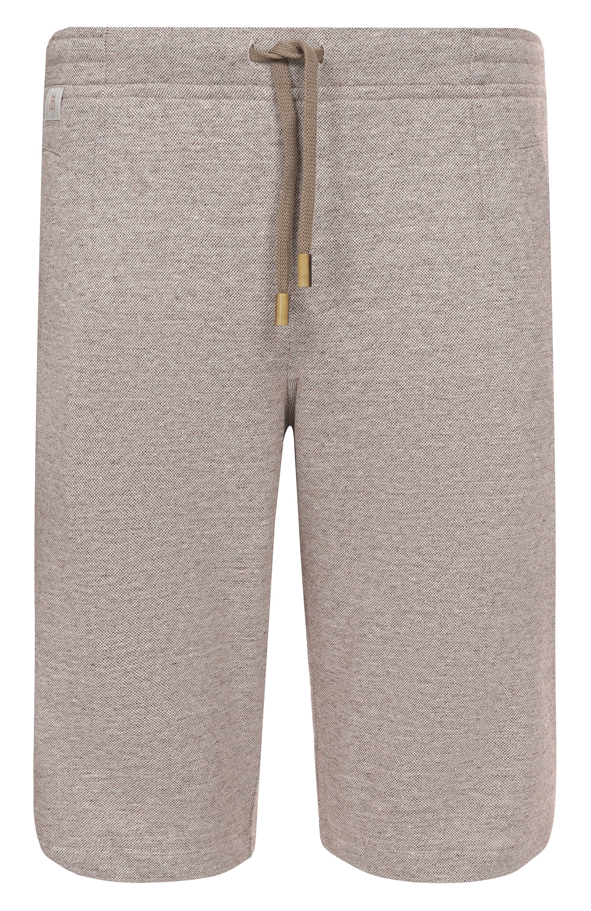 Шорты изо льна и хлопка CAPOBIANCO, арт. 18M753.LUR0., фото 1