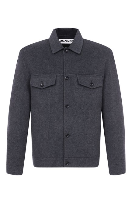 Мужская куртка-рубашка из шерсти и кашемира ATTACHMENT, арт. AB52-039