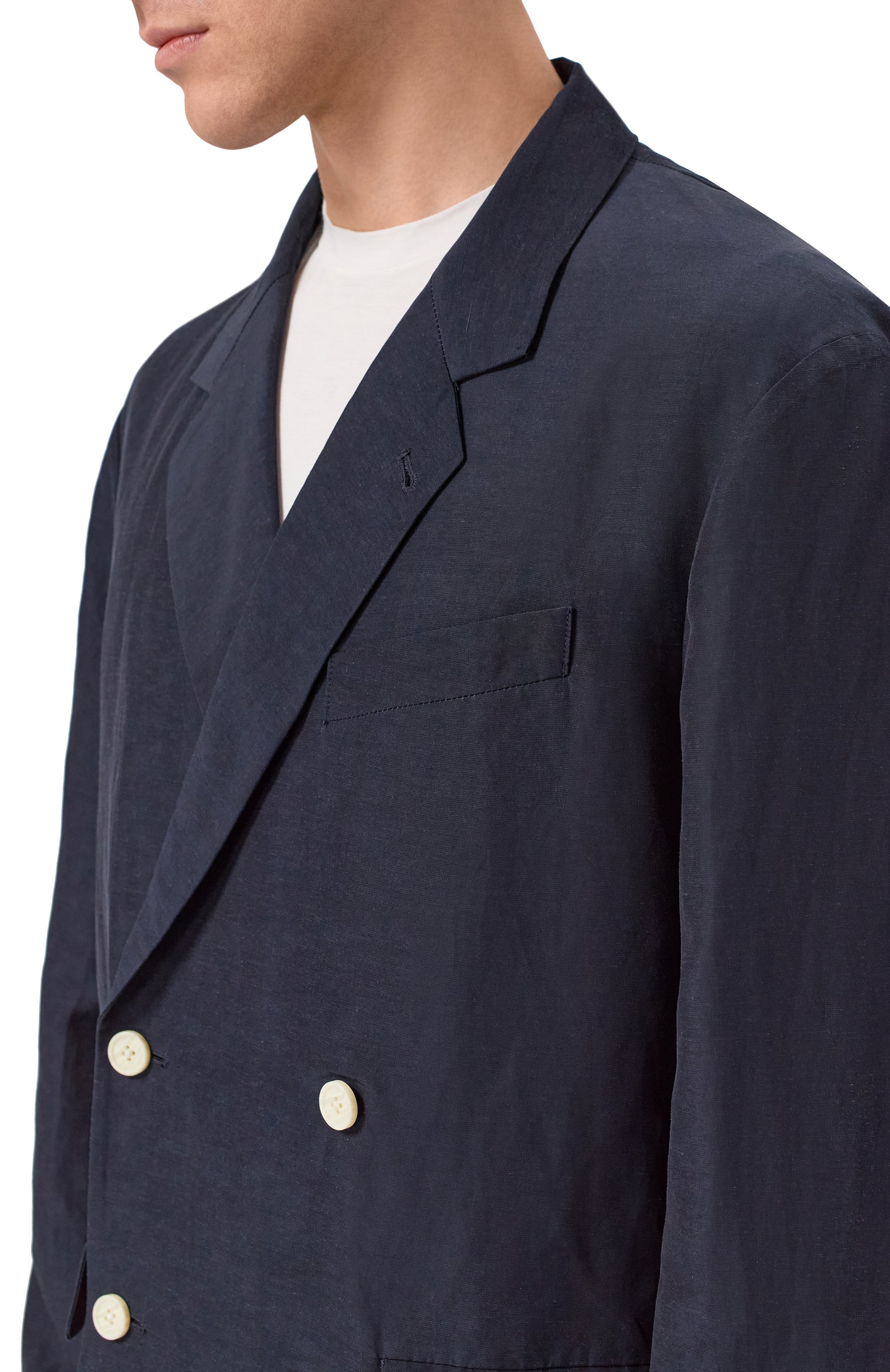 Пиджак из вискозы и льна EMPORIO ARMANI, арт. EM005493/AF13812, фото 5