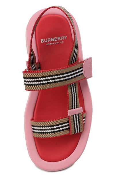 Комбинированные сандалии eve web BURBERRY, арт. 8042675, фото 5