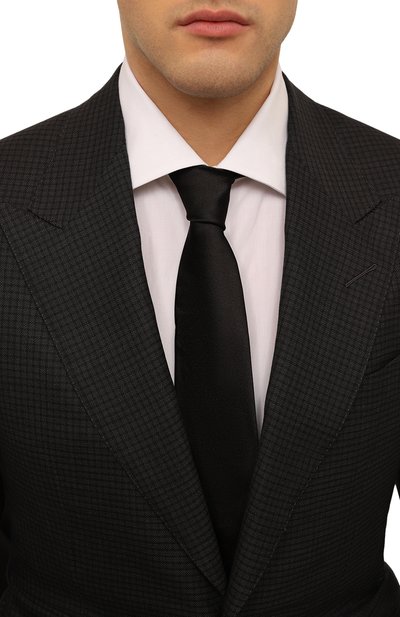 Шелковый галстук LUIGI BORRELLI, арт. CR1432, фото 2