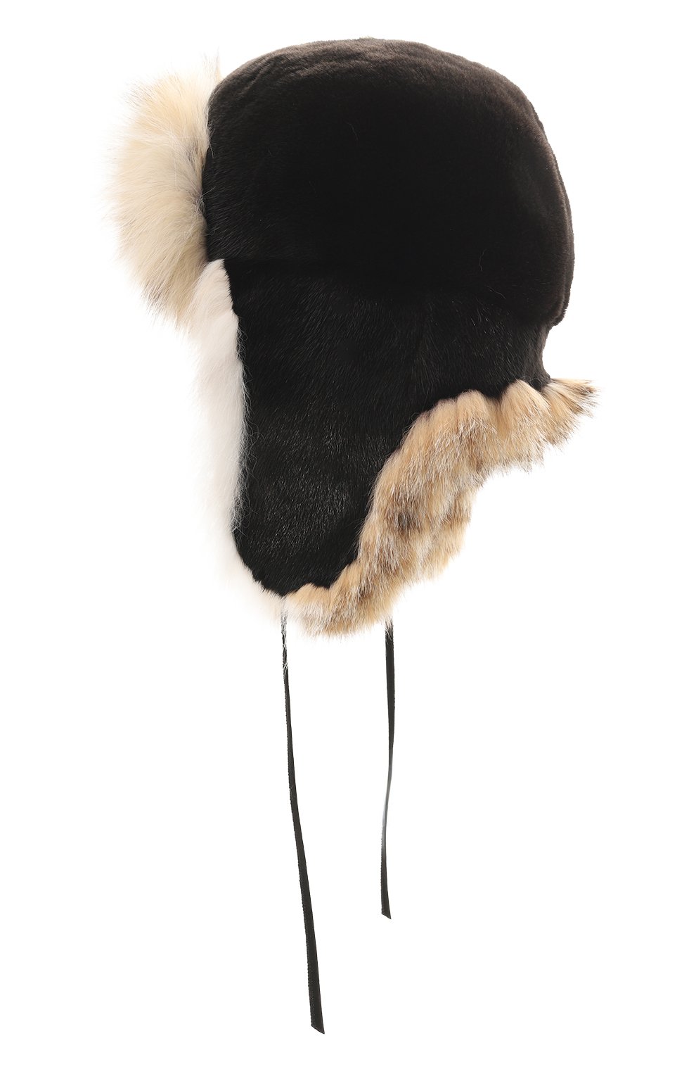 Меховая шапка-ушанка селин из норки и рыси FURLAND, арт. 0090932910092600000, фото 2