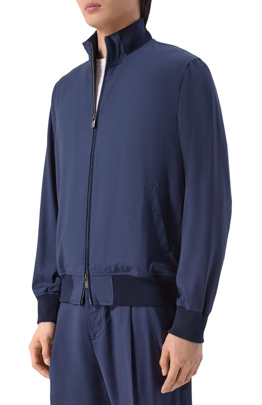 Шерстяная толстовка Capobianco 20M463.UN00. Синий  20M463.UN00. Фото 3