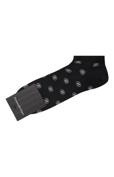 Мужские хлопковые носки ZEGNA, арт. N5V025040