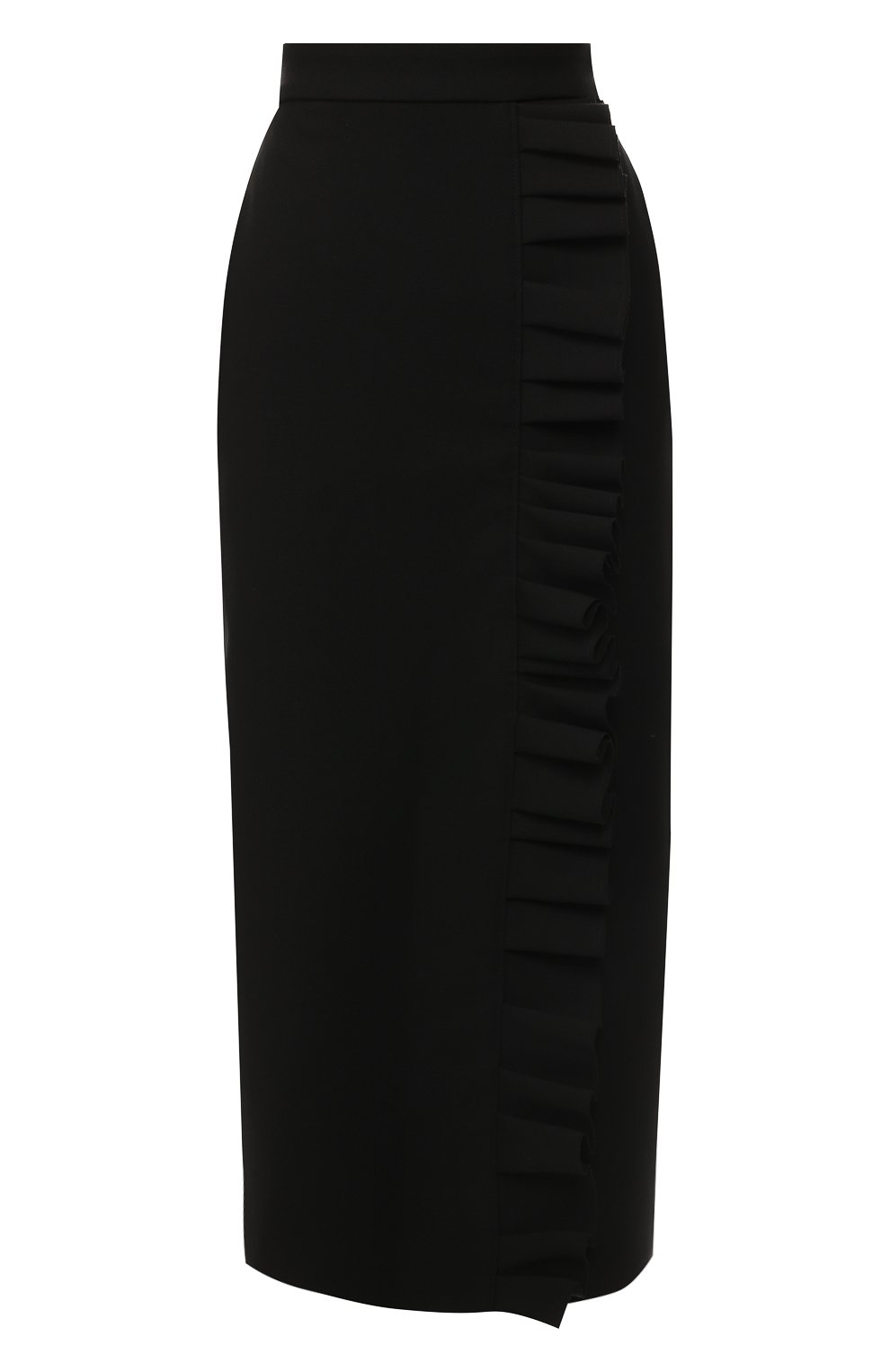 Юбка-миди MSGM черного цвета по цене 35100 руб., арт. 2741MDD09 195600, фото 1 Юбка-миди MSGM, арт. 2741MDD09 195600, фото 1