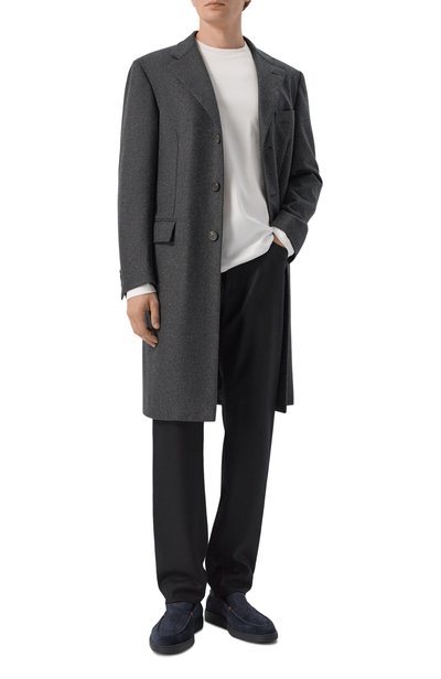 Мужские замшевые лоферы detroit SANTONI, арт. MGDG1782400TKSVUU60