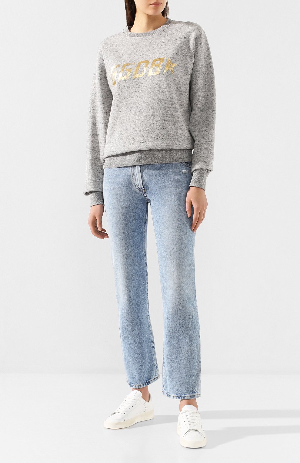 Хлопковый свитшот GOLDEN GOOSE DELUXE BRAND, арт. G35WP029.A3, фото 2