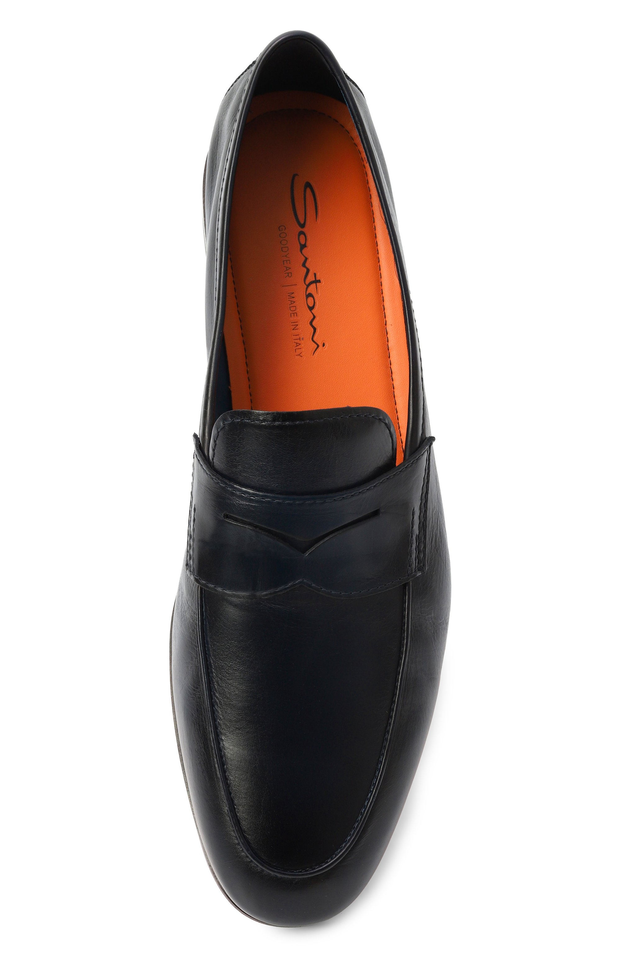 Кожаные пенни-лоферы carlos SANTONI, арт. MCNG18837SA4SV0S, фото 6