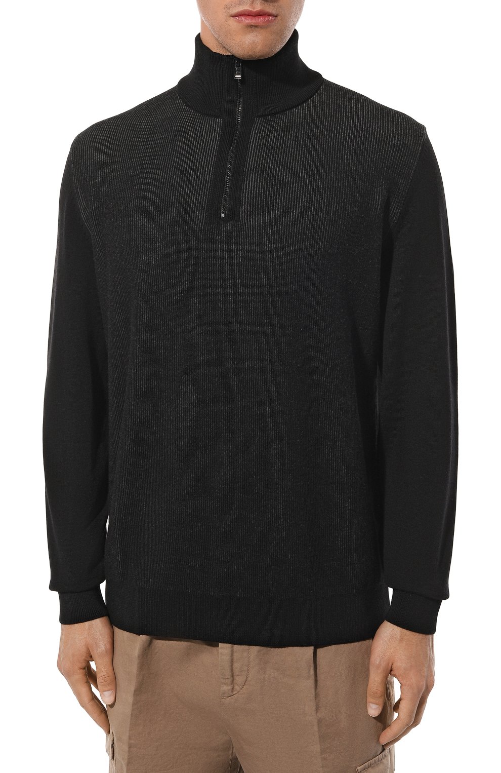 Свитер из шерсти и хлопка BOSS, арт. 50495404, фото 3