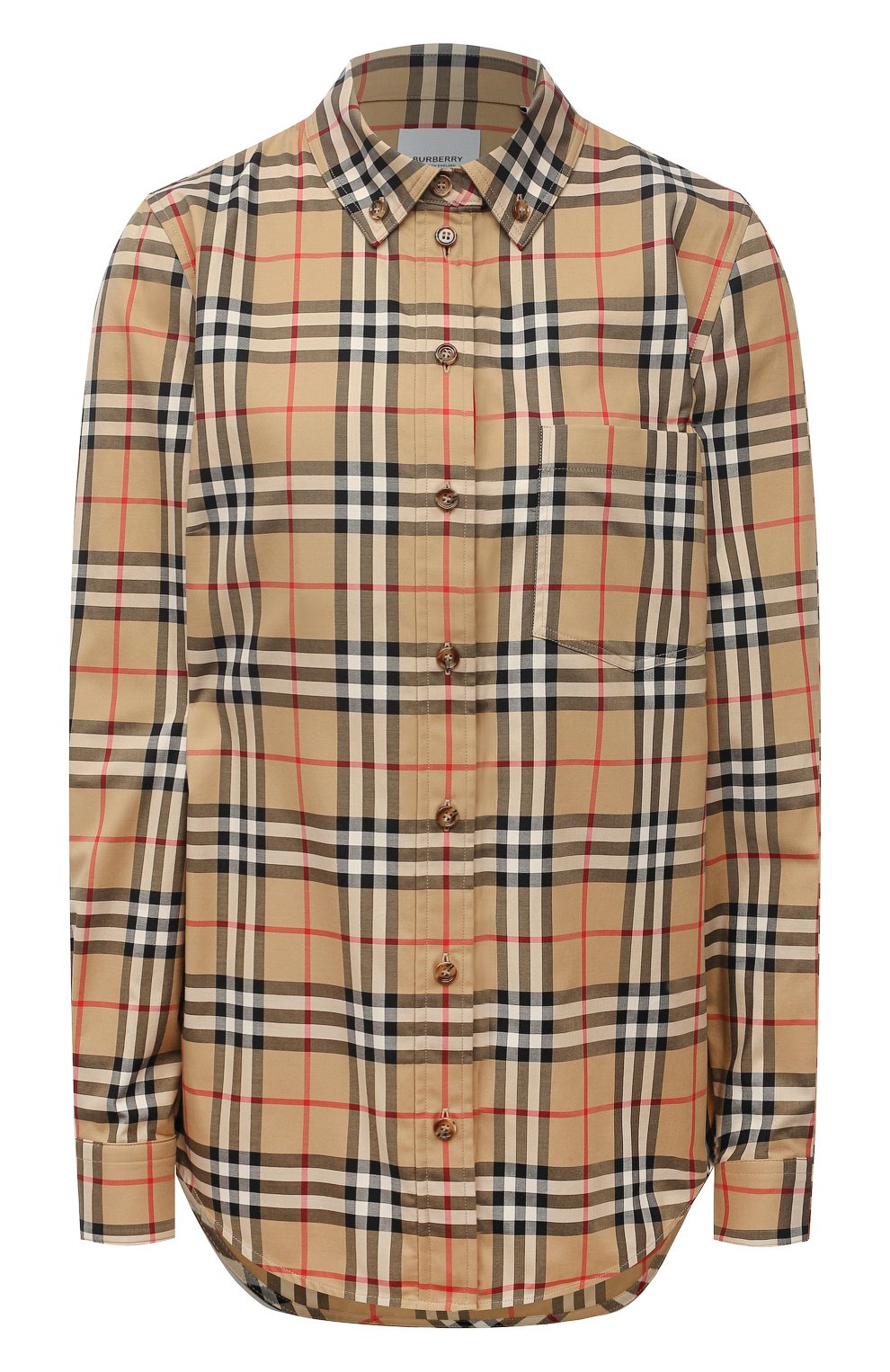 Хлопковая рубашка BURBERRY, арт. 8022284, фото 1