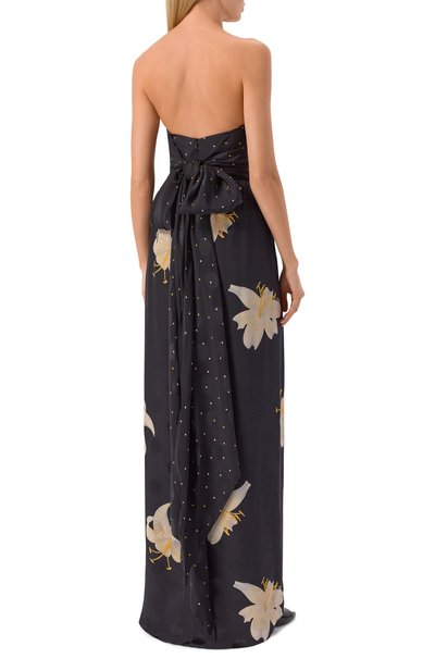 Шелковое платье VALENTINO, арт. 8B3VDME1/9U8, фото 3