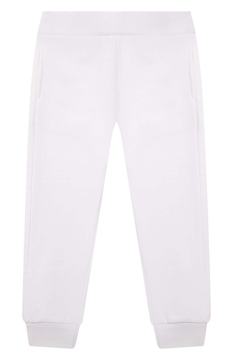 Комплект из толстовки и брюк MONCLER белого цвета по цене 54100 руб., арт. G2-954-8M755-20-809B3/12-14A, фото 4 Комплект из толстовки и брюк MONCLER, арт. G2-954-8M755-20-809B3/12-14A, фото 4