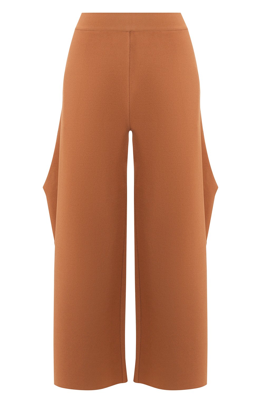 Брюки из вискозы STELLA MCCARTNEY коричневого цвета по цене 136000 руб., арт. 600078/S2076, фото 1 Брюки из вискозы STELLA MCCARTNEY, арт. 600078/S2076, фото 1
