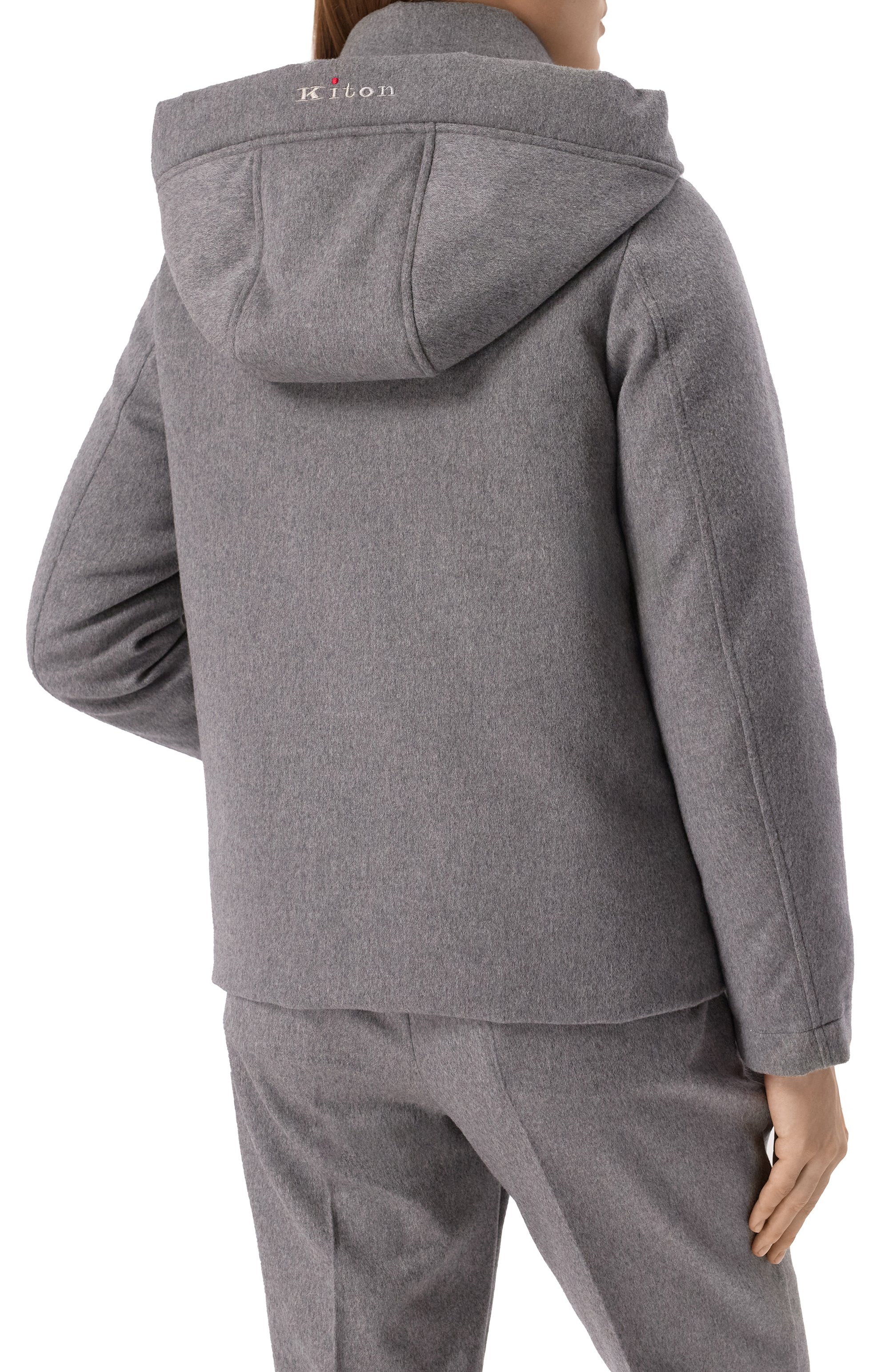 Кашемировый пуховик KITON, арт. D54658K0580E03, фото 4