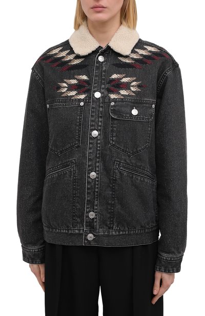 Джинсовая куртка ISABEL MARANT ETOILE, арт. VE1400-20A037E/JARNA, фото 3