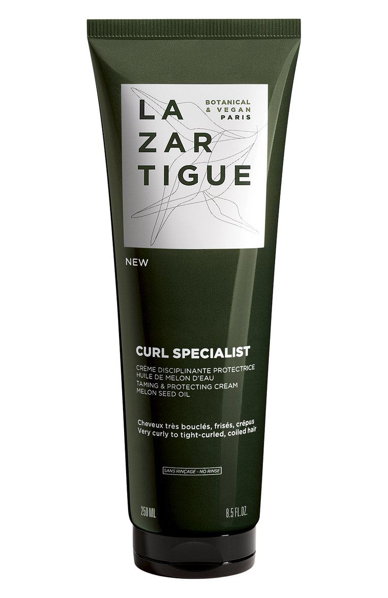 Защитный дисциплинирующий крем для вьющихся волос curl specialist (250ml) LAZARTIGUE бесцветного цвета, арт. 10L01520C | Фото 1 (Нос: Не проставлено; Региональные ограничения белый список (Axapta Mercury): Не проставлено; Назначение: Для волос; Тип продукта: Кремы; Тип волос: Кудрявые)