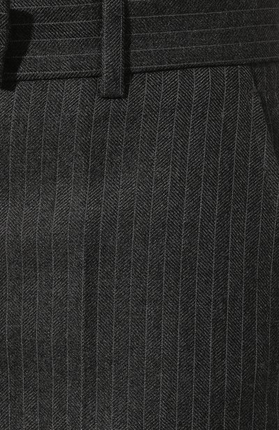 Шерстяные брюки DRIES VAN NOTEN серого цвета по цене 58250 руб., арт. 192-10933-8182, фото 5 Шерстяные брюки DRIES VAN NOTEN, арт. 192-10933-8182, фото 5
