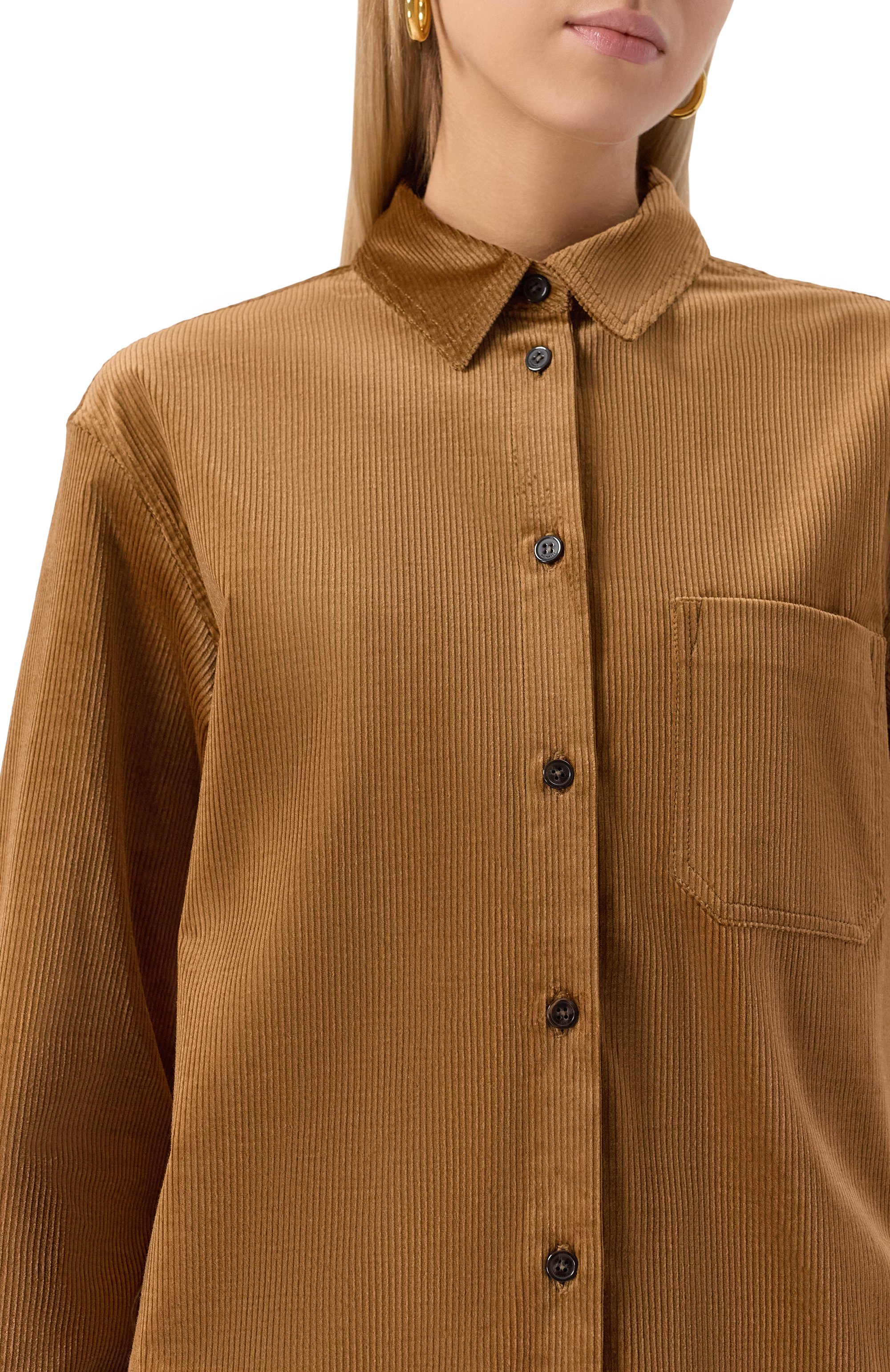 Вельветовая рубашка 12 STOREEZ, арт. 133389, фото 5