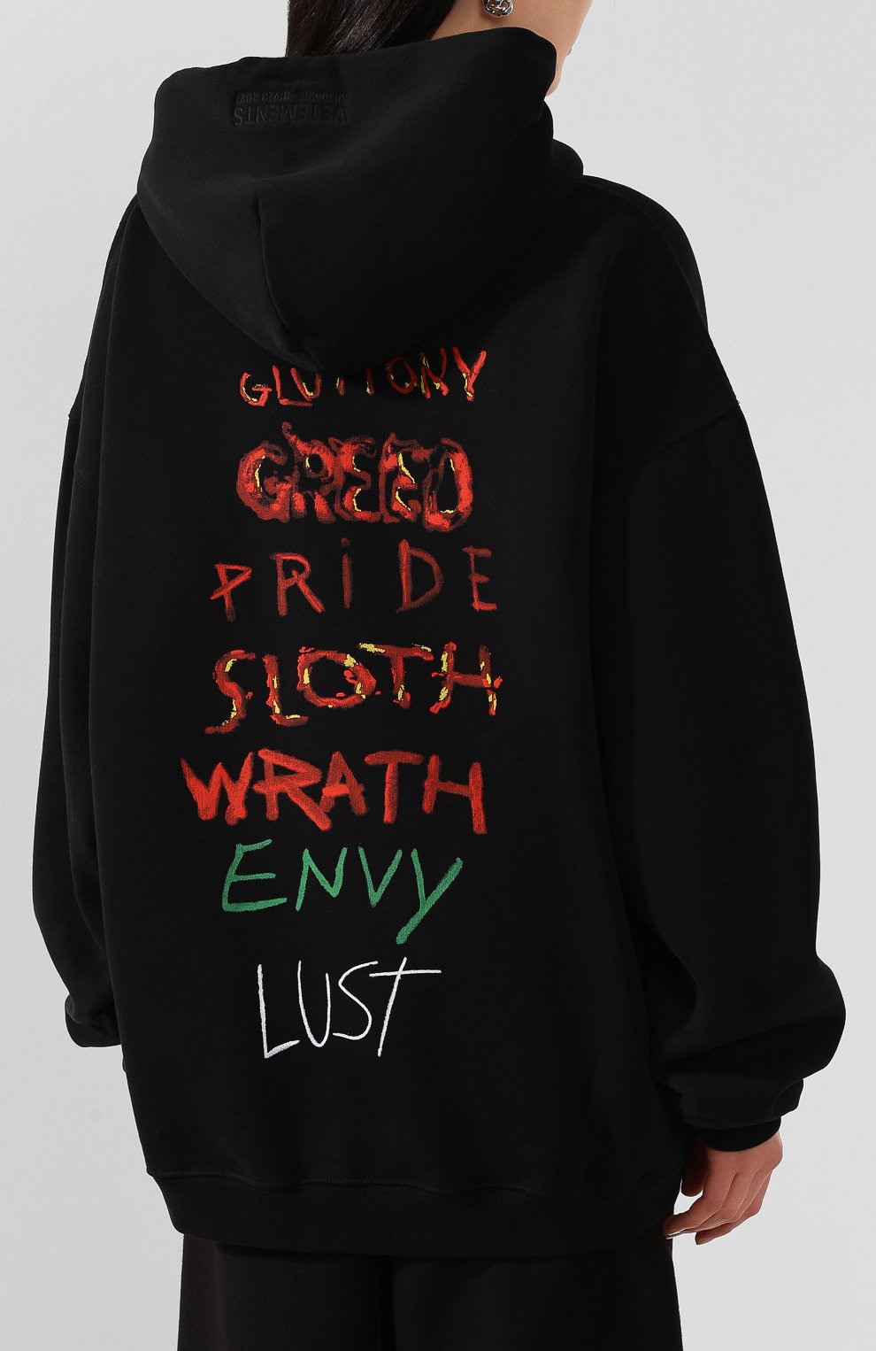 Хлопковое худи VETEMENTS, арт. UAH21TR539 1601/W, фото 4