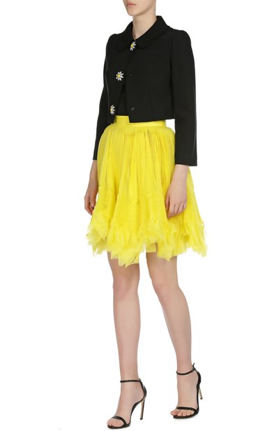 Облегающая майка фактурной вязки DOLCE & GABBANA, арт. 0102/F8H25T/FU7AV, фото 4