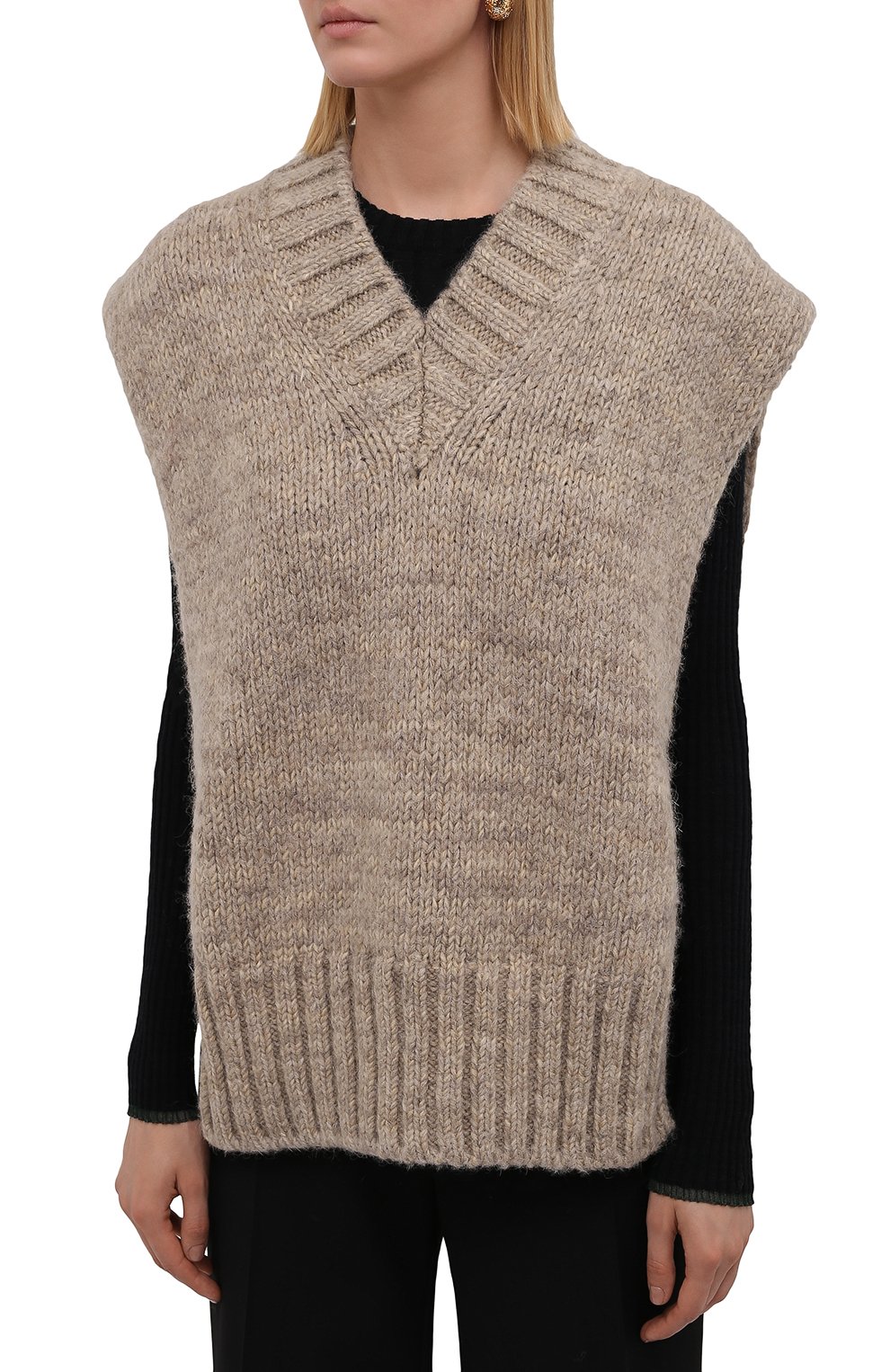 Жилет из шерсти и хлопка MAISON MARGIELA, арт. S51TH0081/S17802, фото 3