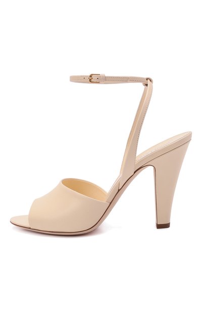 Кожаные босоножки SAINT LAURENT, арт. 662269/19X00, фото 3