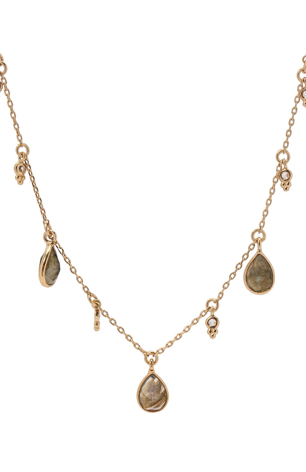 Колье HANKA_IN золотого цвета по цене 24900 руб., арт. VEG-C0-LAB-LAB, фото 3 Колье HANKA_IN, арт. VEG-C0-LAB-LAB, фото 3